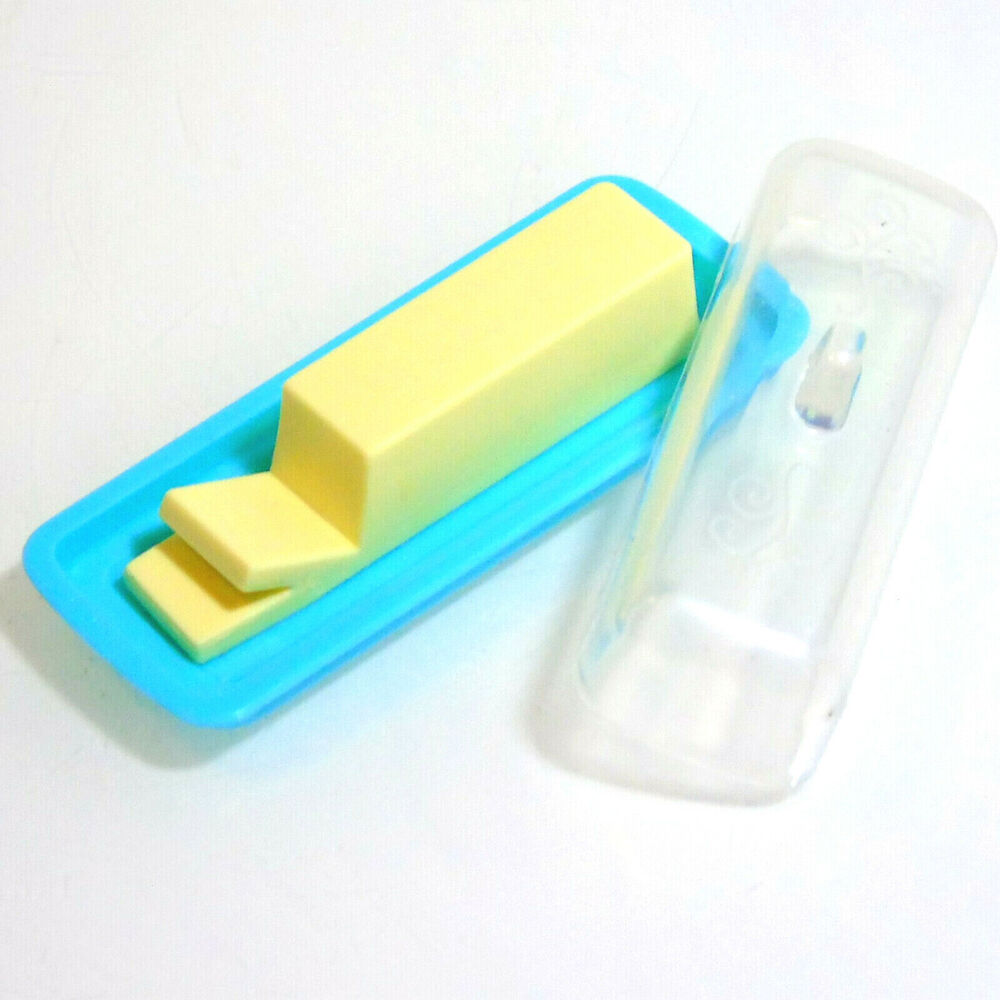 American Girl Butter Dish & Lid Doll Table Cafe Accessory Farm Kitchen Food 2Pc